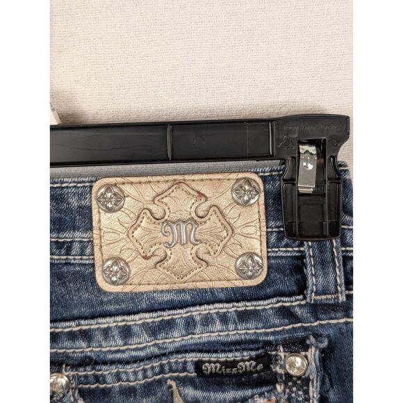 Miss Me Signature Cuffed Capri JP7189P Women's Size 25 - Picture 15 of 16